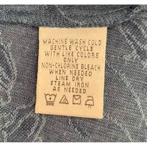 Nine & Co. Blue Floral Midi Skirt - Picture 9 of 9